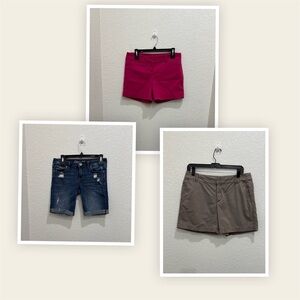 Bundle of 3! Size 6 shorts